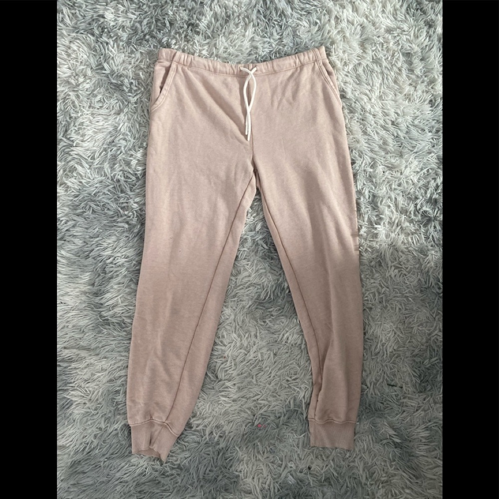 light pink sweatpants